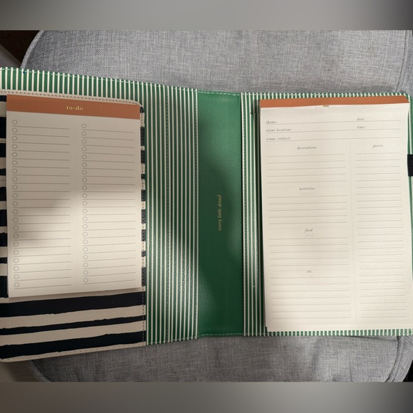 Kate Spade Polka Dot Notebook with Gold Pen - Picture 3 of 5